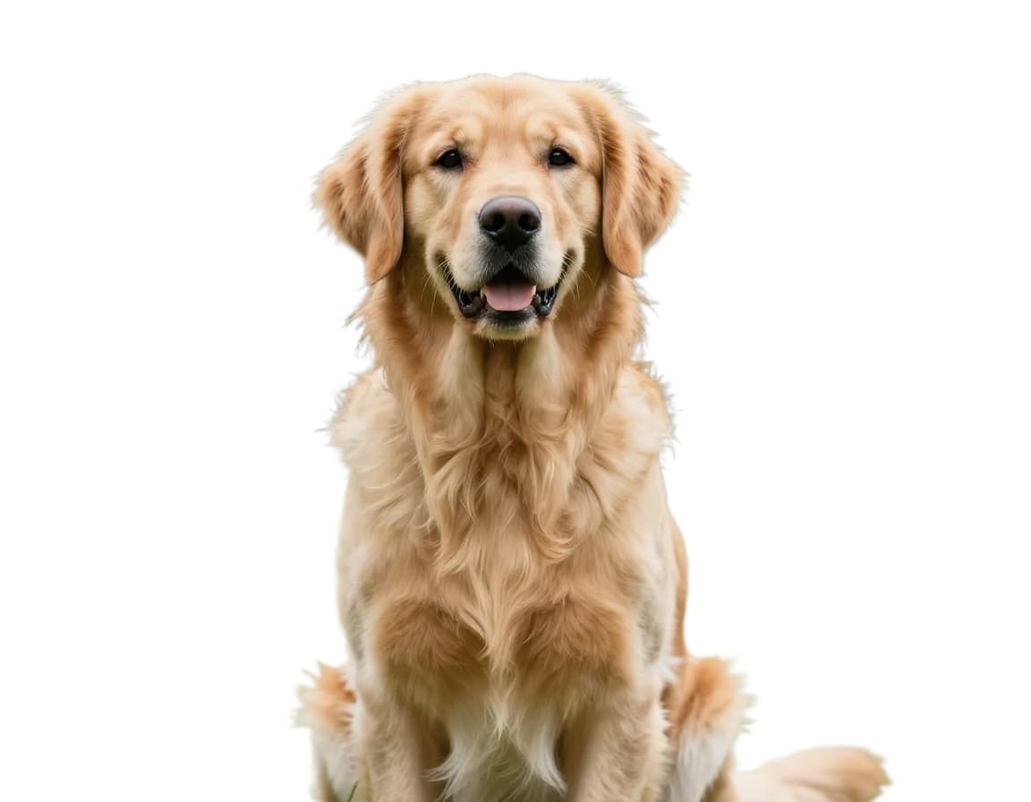 After - Pet photo with background removed
