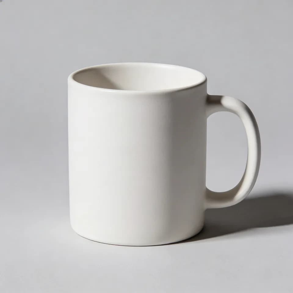 Plain white mug Seedream 5.0 Pro prompt example