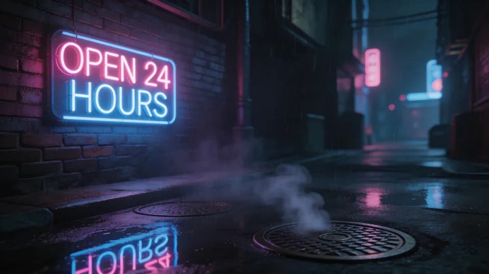 Neon Signs Seedream 5.0 Pro prompt example