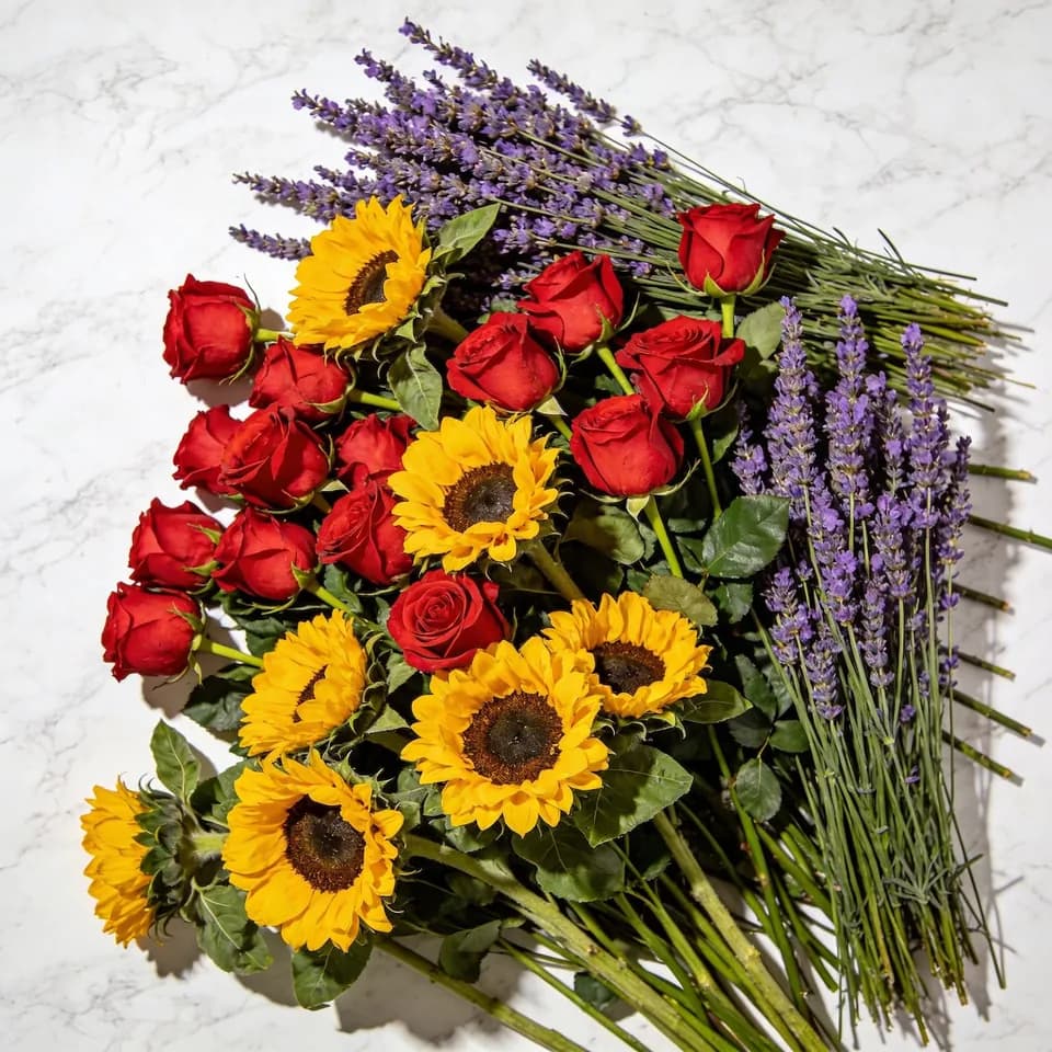 Mixed bouquet Seedream 5.0 Pro prompt example