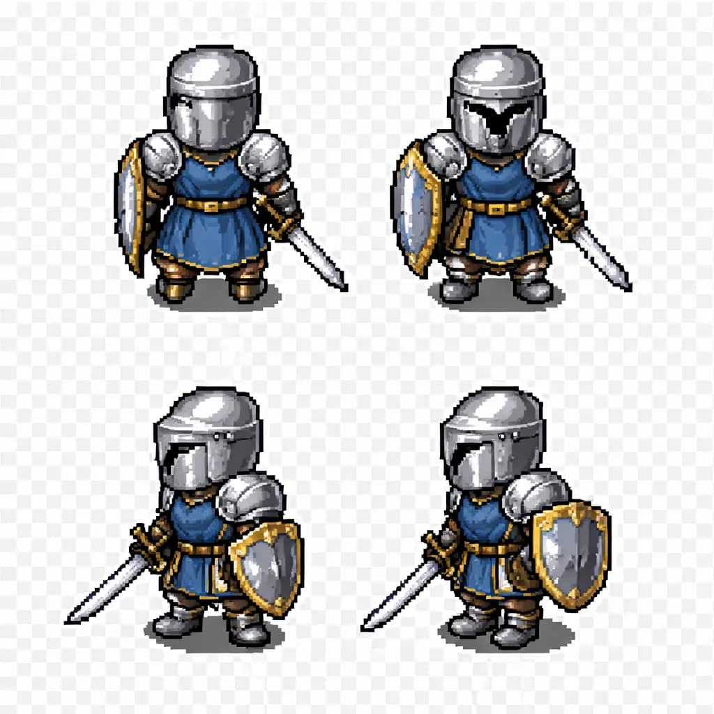 Pixel Art Character Sprite