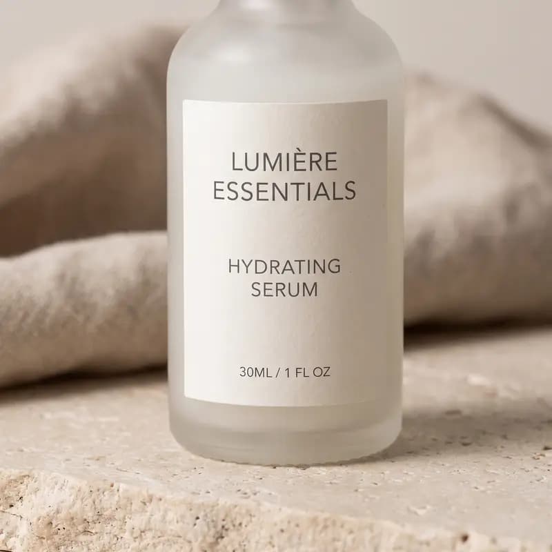 Product packaging with clean label typography