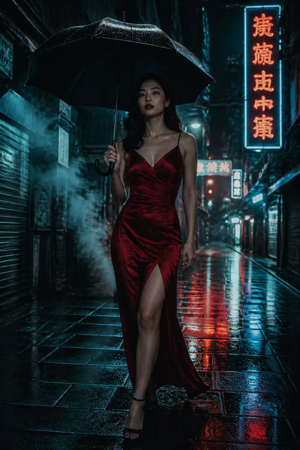 Neo-Noir Hong Kong Alley