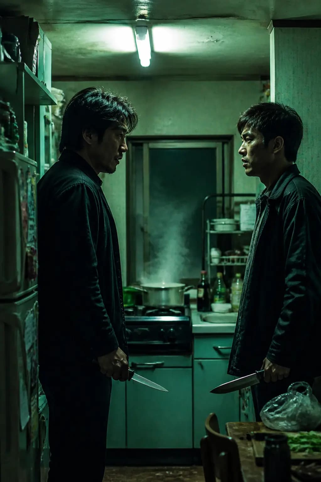 Korean Thriller Kitchen Standoff