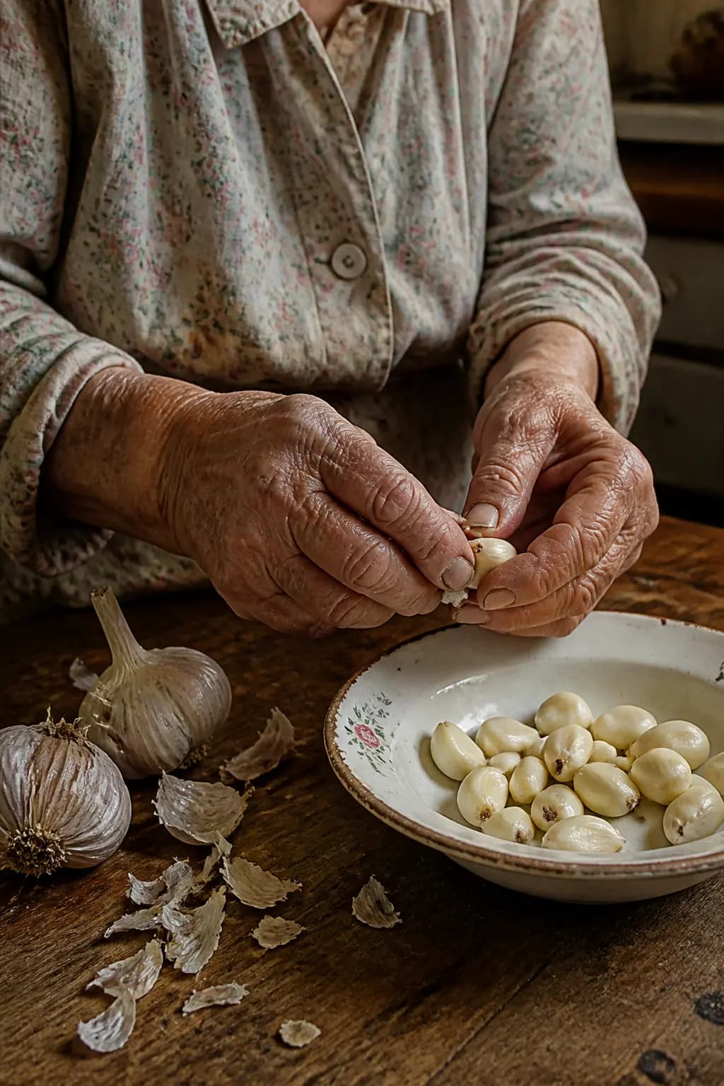 Quiet Still Life - Elderly Hands