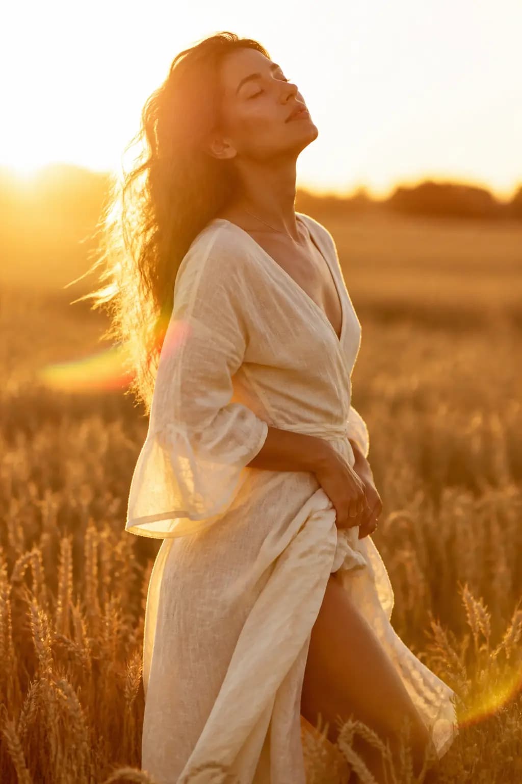 Golden Hour Romantic Portrait