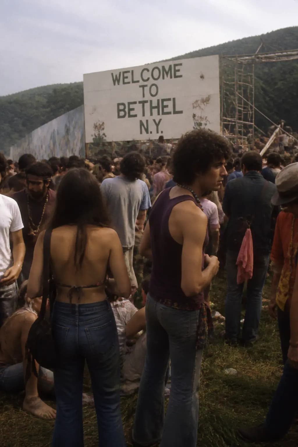 Woodstock Crowd Scene (World Knowledge)