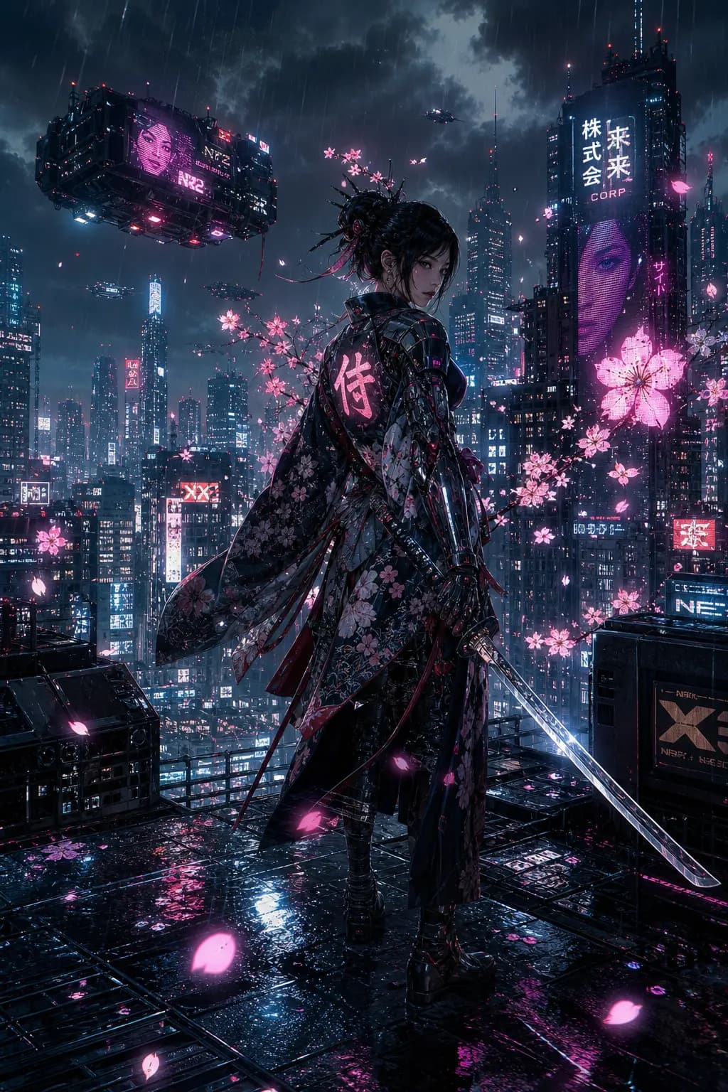 Cyberpunk Samurai