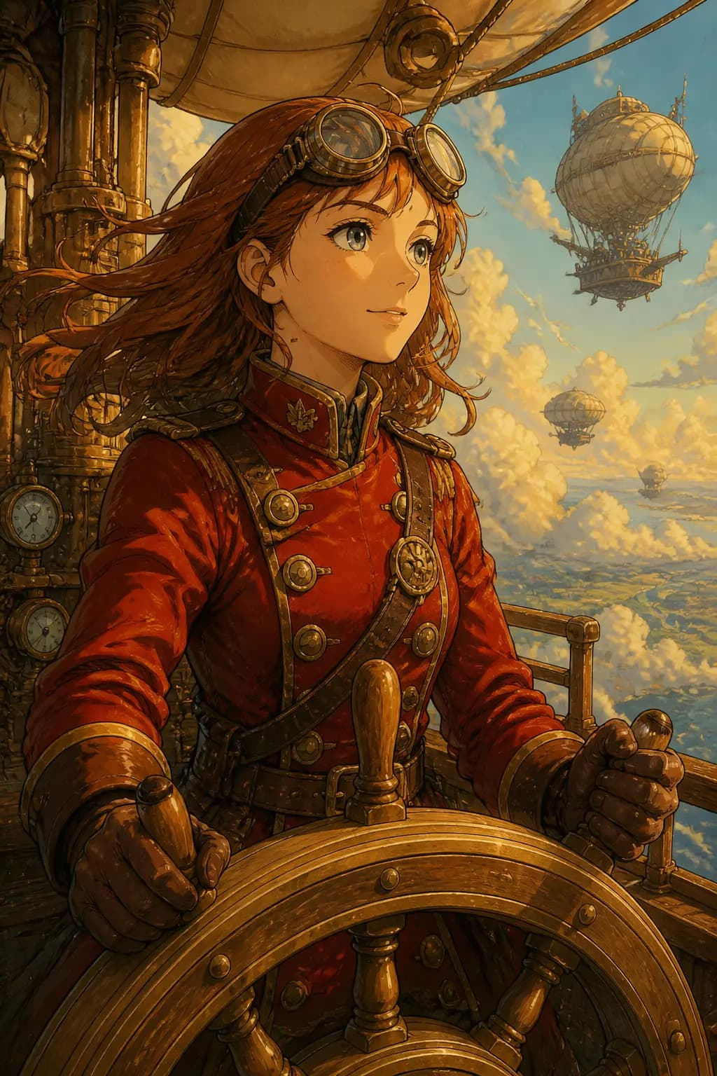 Steampunk Airship Captain