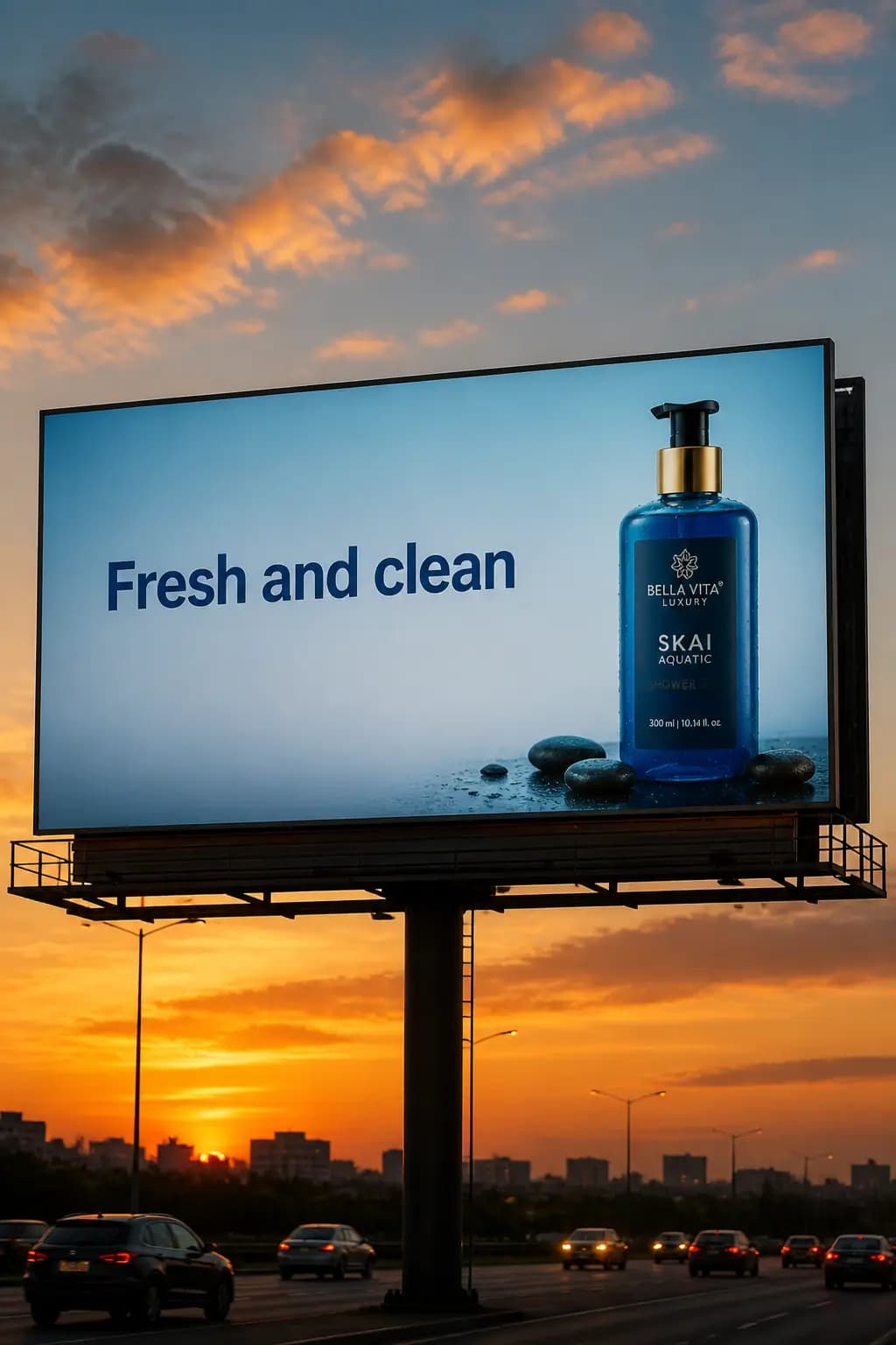 Billboard Mockup with Product