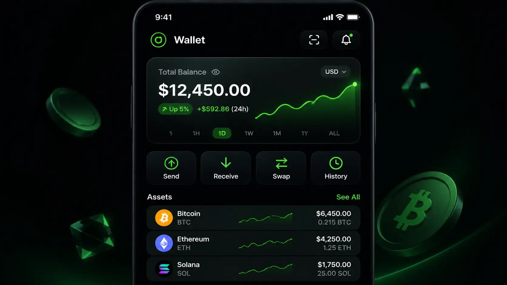 Crypto Wallet Mobile App