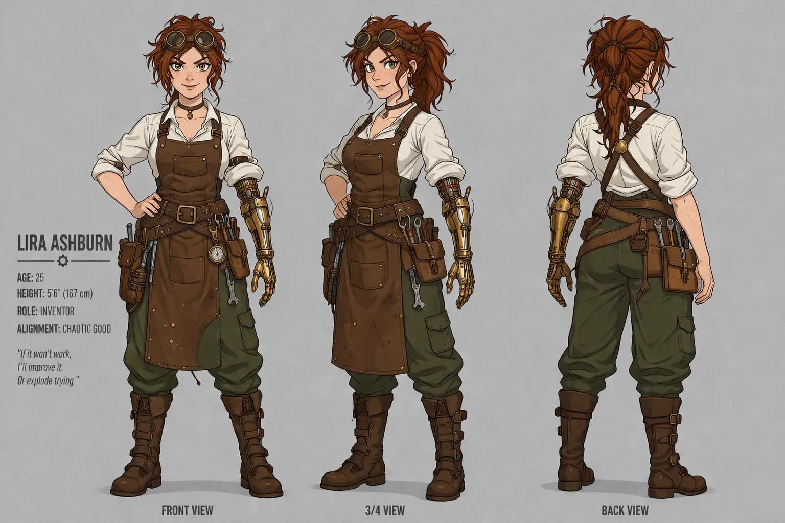 Fantasy Character Sheet