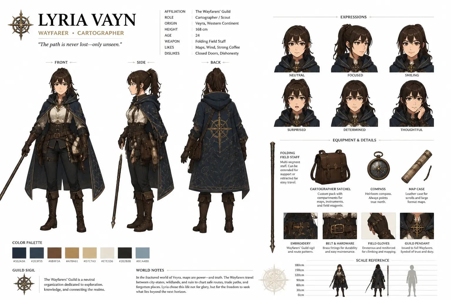 Persona-Style Character Reference Card