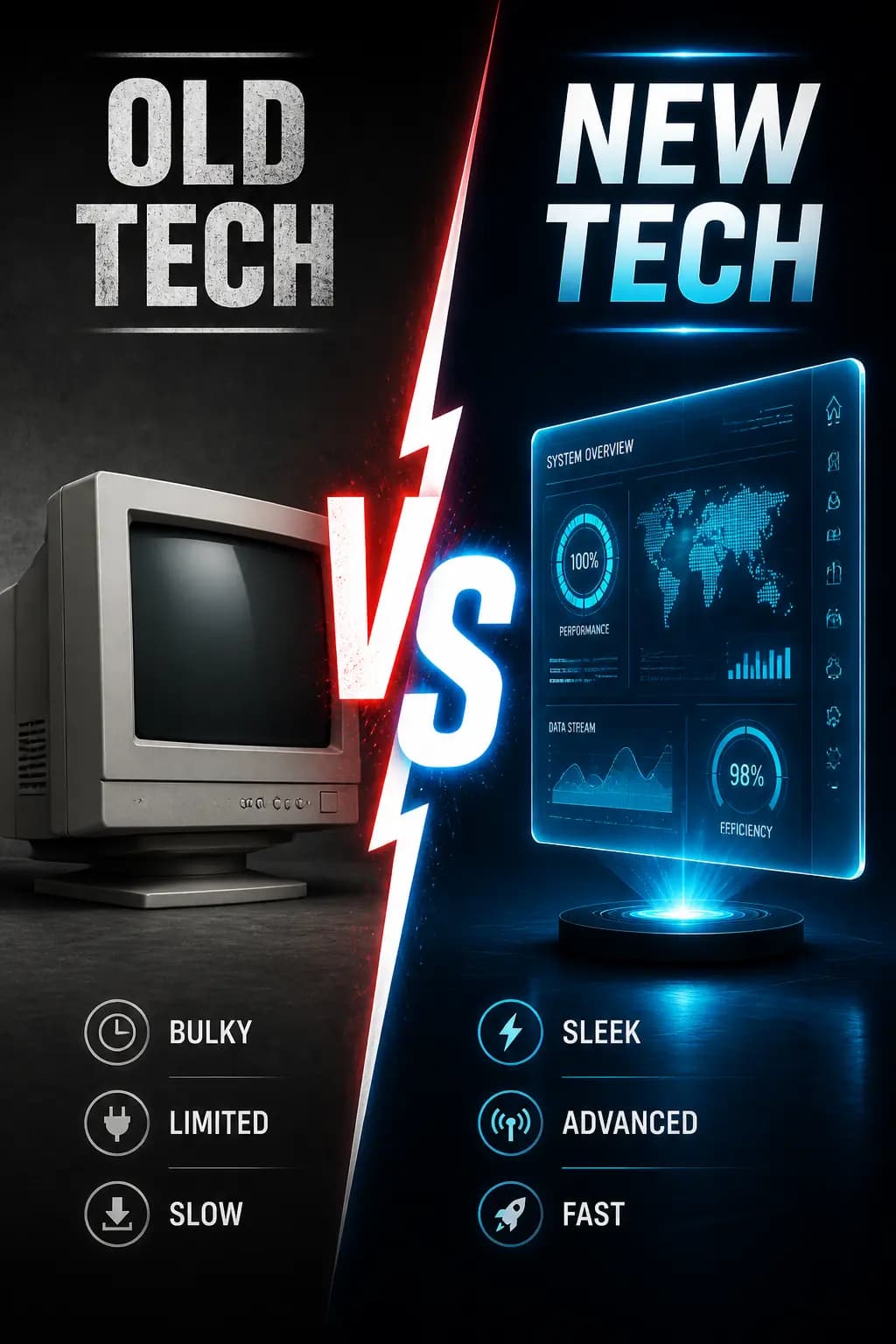 Comparison Chart -- Old vs New