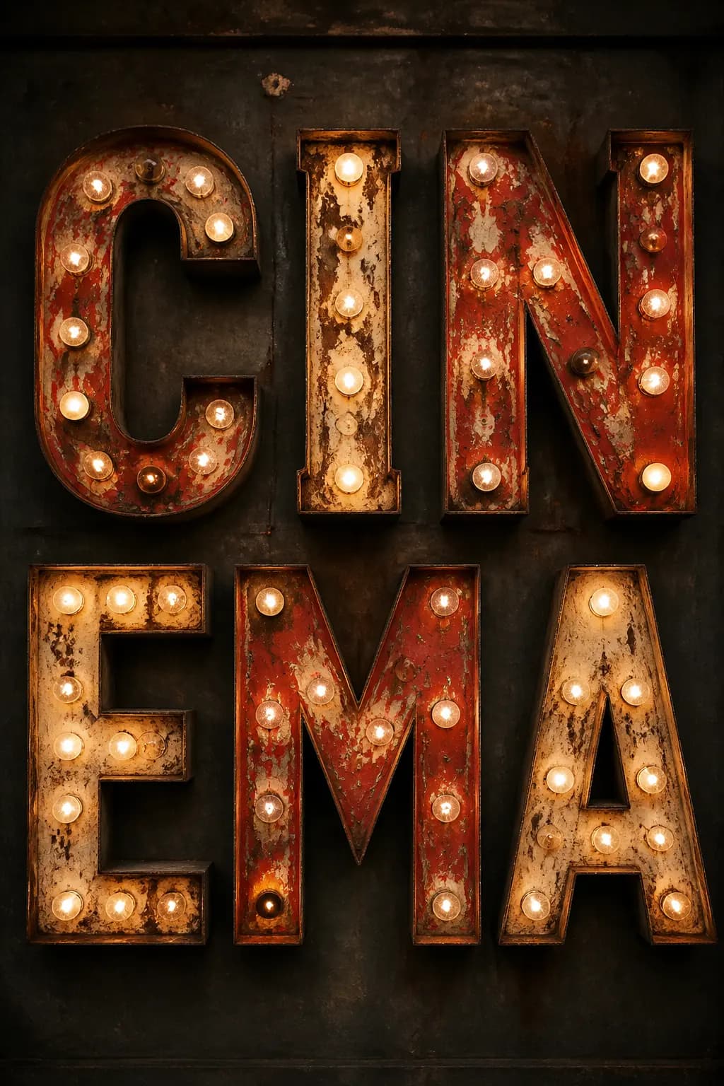 Vintage Marquee Letters